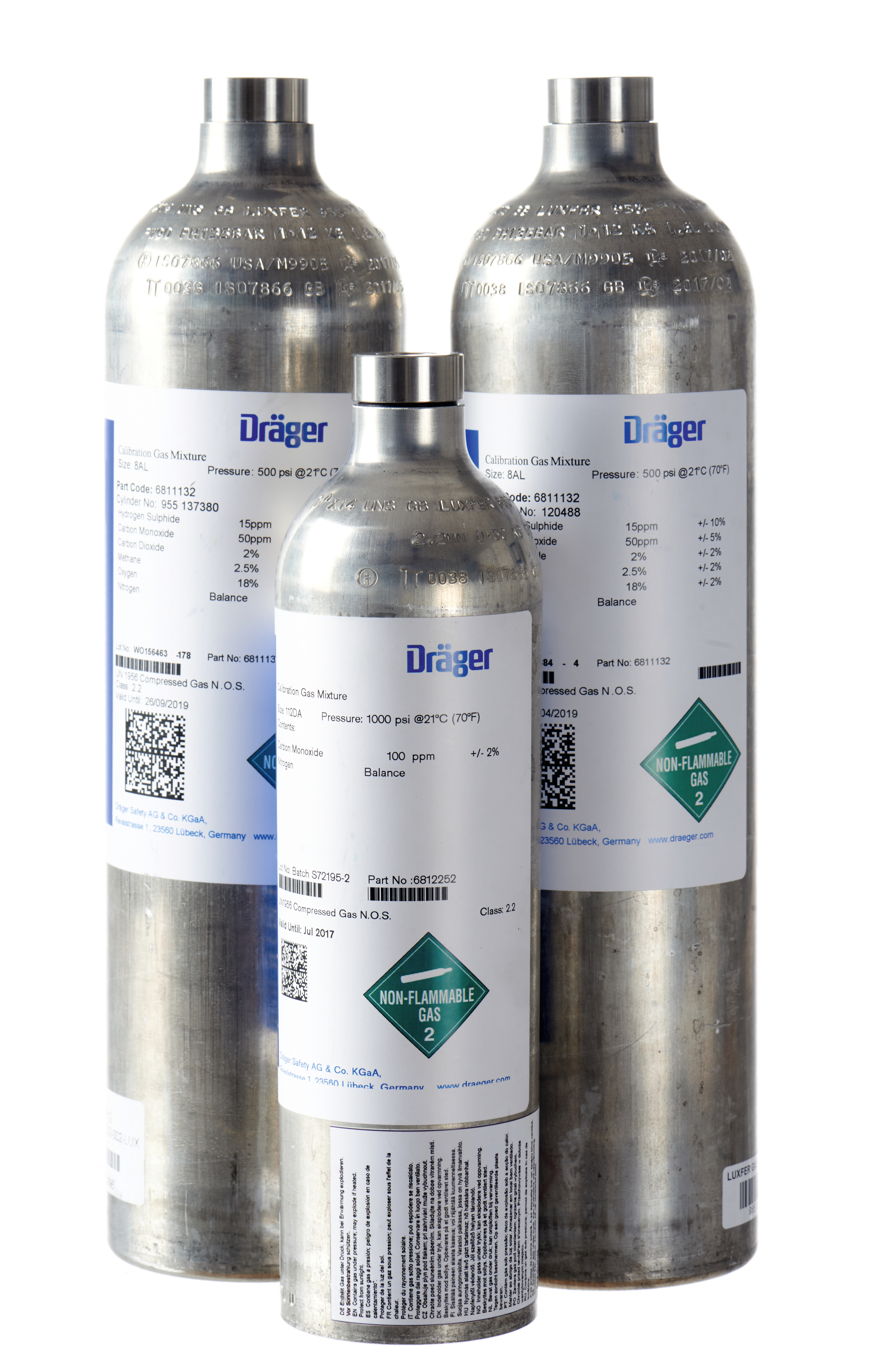 BUTELIE TESTARE 10 PPM HCN/N2