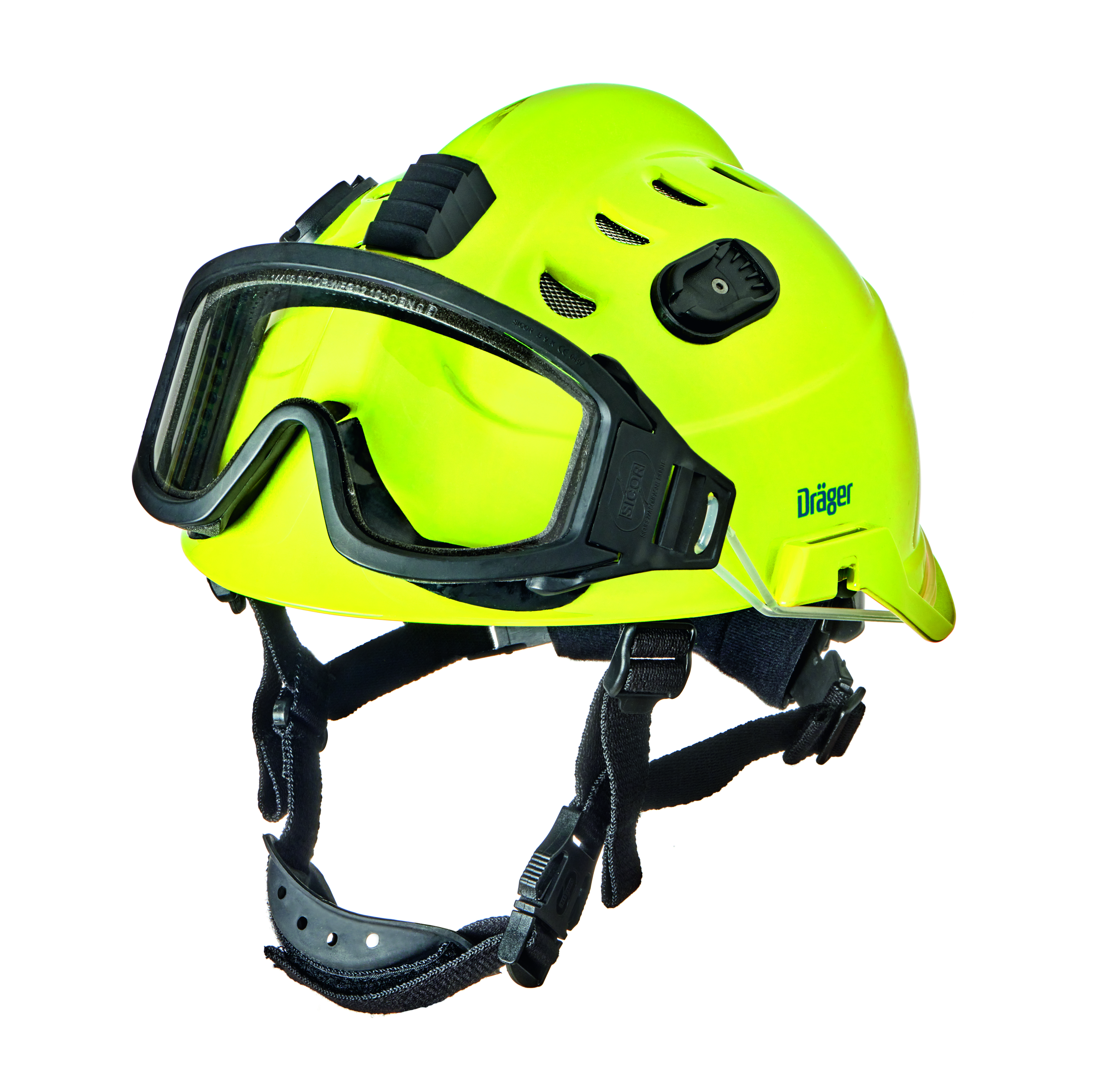 Casca de protectie HPS 3500, galben fluorescent, varianta Premium