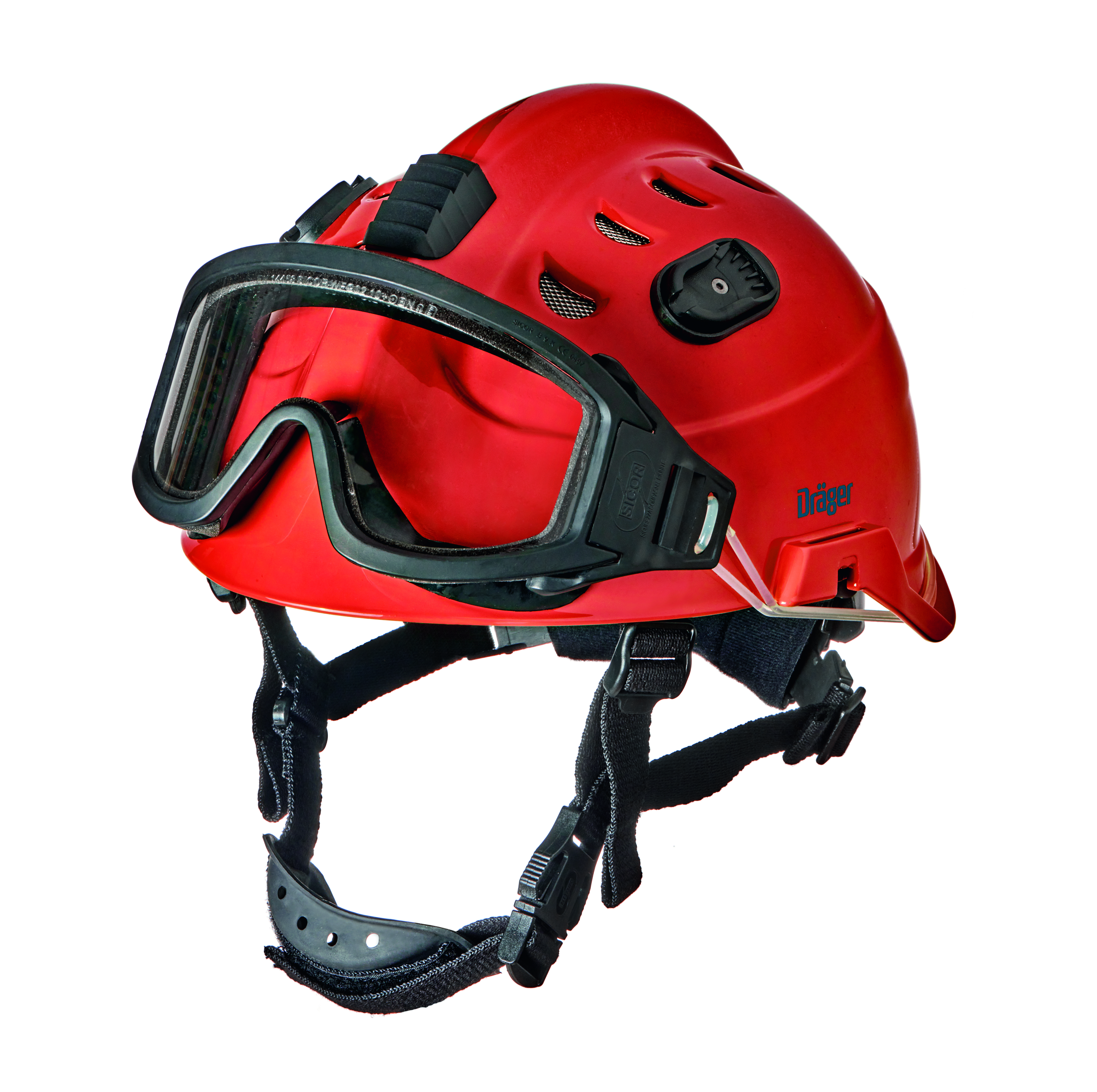 Casca de protectie HPS 3500 rosie (varianta Premium)