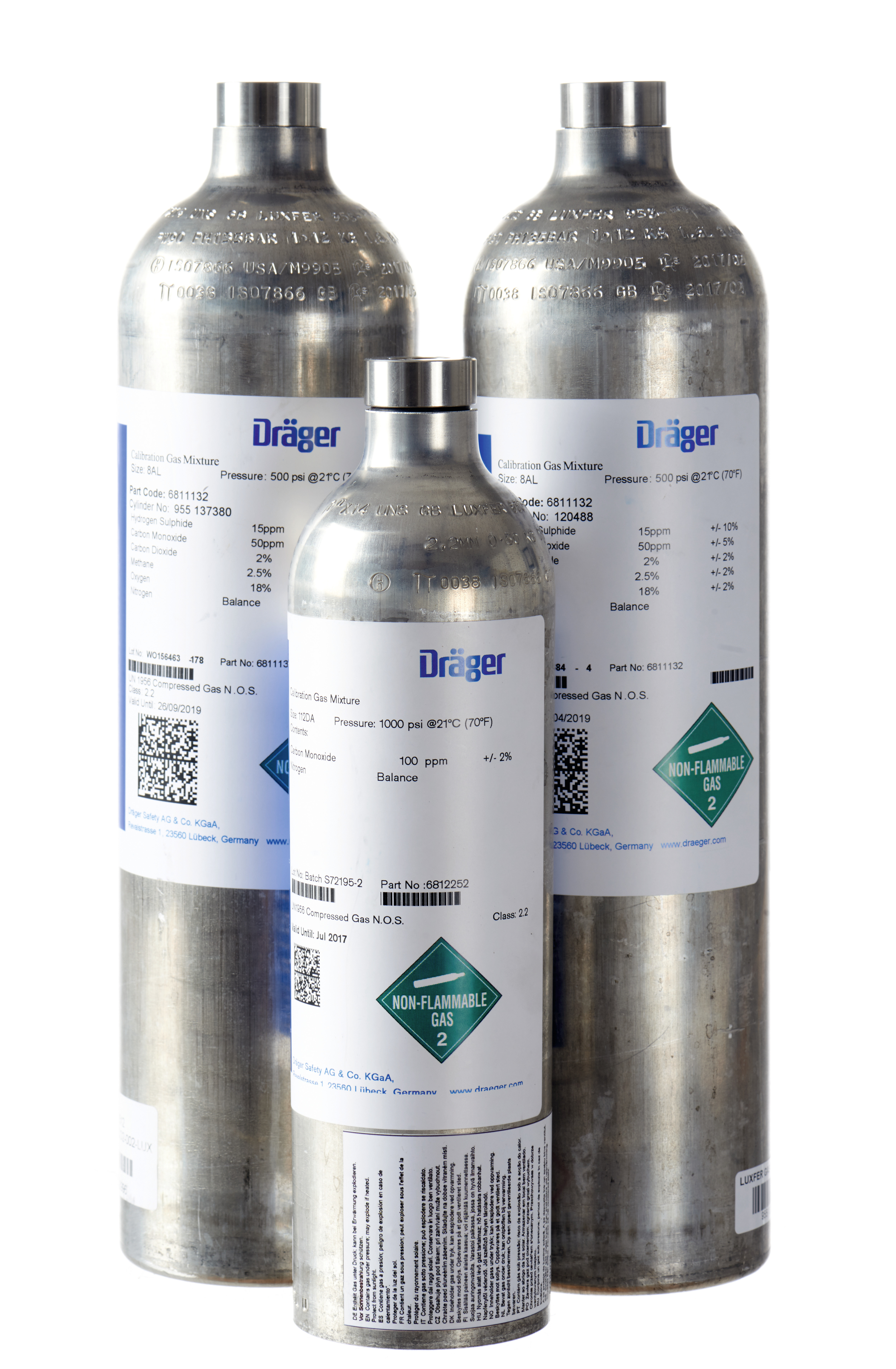 Test gas 58L 20ppm PH3/N2